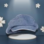 Denim all seasons Octagonal Newsboy Hat