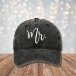 Mr & Mrs. Featured Embroidery Cap