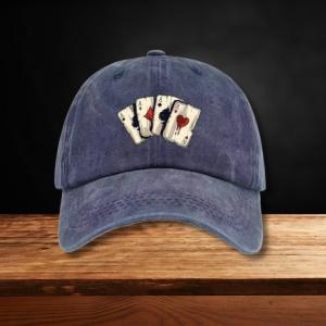 Playing Card Printed Cap