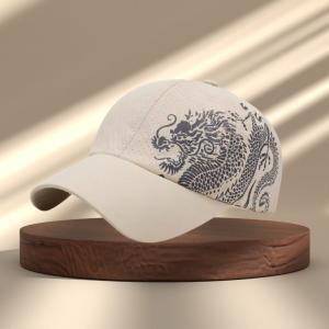 Dragon Pattern Quick Drying Breathable Cap