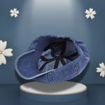 Denim all seasons Octagonal Newsboy Hat