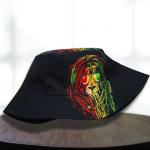 Double Sided Graffiti Hat_ Glasses Lion
