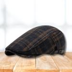 Retro Plaid All Season Casual Forward Hat