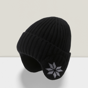 Knitting Ear Flap Beanie Hat for Winter