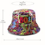 Double Sided Graffiti Hat _ Hip Hop 80