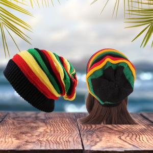 Jamaican Reggae knitted Pullover Hat